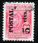 Sellos de America - Ecuador -  1952 Servicio Consular - Ibert:540