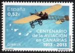 Sellos de Europa - Espa�a -  4796 -Centenario de la Aviación en Canarias. ( 1913-2013 ).