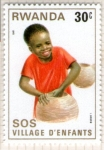 Stamps Rwanda -  14 Ciudad de los niños