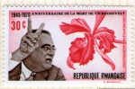 Stamps Rwanda -  45 Aniv. de la muerte de F.D. Roosevelt