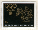 Sellos de Africa - Rwanda -  47 Munich 72