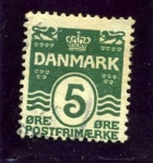 Stamps Denmark -  Cifras