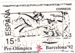 Sellos de Europa - Espaa -  PRE-OLÍMPICA BARCELONA-92  (2)