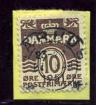 Stamps Denmark -  Cifras