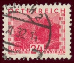 Stamps Austria -  1932 Paisaje de Salzbourg - Ybert:409