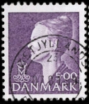 Stamps Denmark -  Reina Margarita