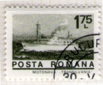 Stamps Romania -  134 Motonave Transilvania