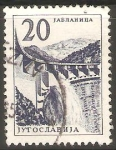 Stamps Yugoslavia -  REPRESA  HIDROELÈCTRICA  DE  JABLANICA