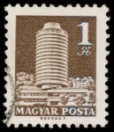 Stamps Hungary -  EDIFICIO REDONDO