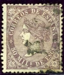 Stamps Europe - Spain -  Isabel II