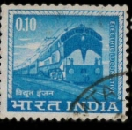 Sellos de Asia - India -  TREN