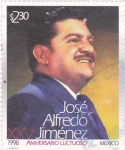 Stamps Mexico -  XXV Aniversario luctuoso de José Alfredo Jiménez