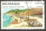 Stamps : America : Nicaragua :  CENTRO   TURÌSTICO   DE   POCHOMIL