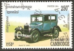 Stamps Cambodia -  MODEL  T   FORD   1927