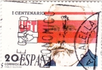 Stamps Spain -  I Centenario UGT-  Pablo Iglesias  (4)