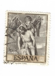 Stamps : Europe : Spain :  Cristo y el angel(Alonso Cano)