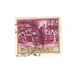 Stamps : Europe : Spain :  La Vicaria( Fotuny Marsal)