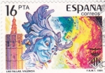 Sellos de Europa - Espa�a -  Las Fallas- Valencia   (4)