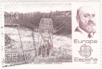 Stamps Spain -  Europa-Cept  Transbordador sobre el Niágara   (4)