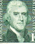 Stamps United States -  thomas jefferson
