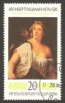 Stamps Bulgaria -  3058 - cuadro de Tiziano, lucrecia y tarquinius