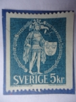 Stamps Sweden -  Erik IX de Suecia - (1120-1160) El Santo de Estocolmo