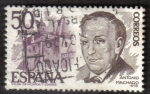 Stamps Spain -  Antonio Machado