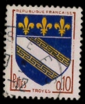 Sellos de Europa - Francia -  TROYES - ESCUDO