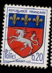 Sellos de Europa - Francia -  SAINT-LO - ESCUDO