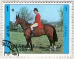 Stamps United Arab Emirates -  56  SHARJAH. Equitación