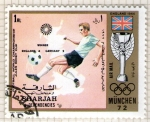 Stamps United Arab Emirates -  71  SHARJAH. Munich-72