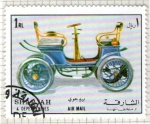 Stamps United Arab Emirates -  80  SHARJAH. Coche de época