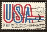 Stamps United States -  USA-Correo aéreo.