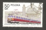 Sellos de Europa - Polonia -  2370 - Estación de Katowice y tren electrico