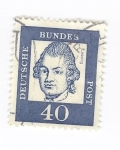 Stamps Germany -  Lessing