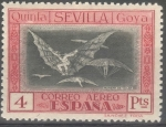 Stamps Spain -  ESPAÑA 527 QUINTA DE GOYA EN LA EXPOSICION DE SEVILLA