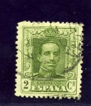 Stamps Spain -  Alfonso XIII. Tipo Vaquer