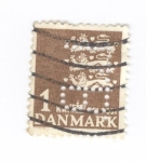 Stamps Denmark -  Leones del escudo danés