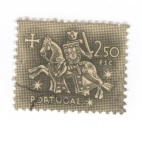 Stamps Portugal -  Caballero Medieval