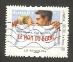 Stamps France -  Enero, el mes blanco