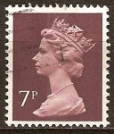 Stamps United Kingdom -  La Reina Isabel II.