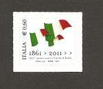 Stamps Italy -  150 Aniv. de la unidad