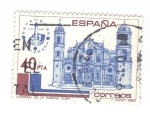 Stamps Spain -  Espamer'85.Catedral de la Habana