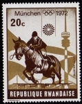 Sellos de Africa - Rwanda -  MUNCHEN 1972