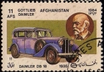 Stamps Asia - Afghanistan -  DAIMLER DB 18  1935
