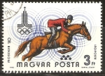 Stamps Hungary -  COMPETENCIA   ECUESTRE