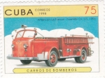 Stamps Cuba -  Carro de bomberos