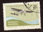 Sellos de America - Argentina -  1er. Correo aereo internacional