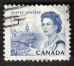 Stamps Canada -  Reina Isabel II