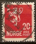 Stamps Norway -  León tipo II.